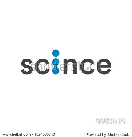 science logo abstract technology and laboratory symbol
