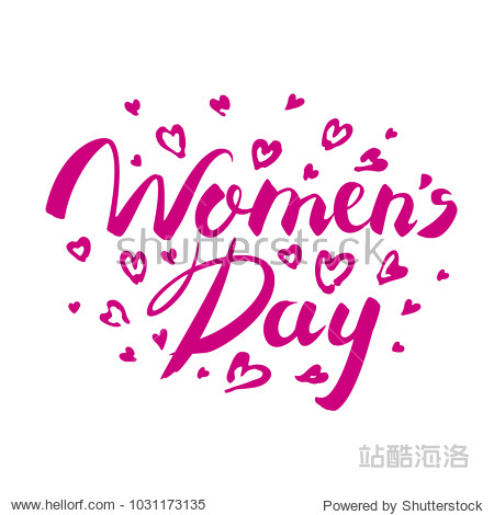 womens day greeting card for the international womens day with