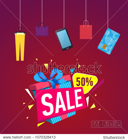 discount sales proposition for all with gift box and various