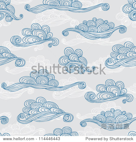 金克丝祥云纹身图案