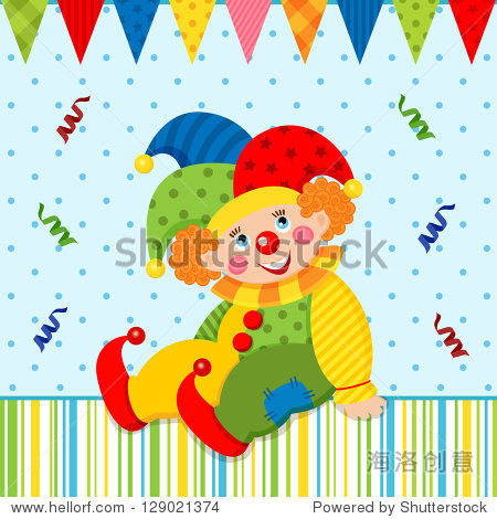 clown joker vector