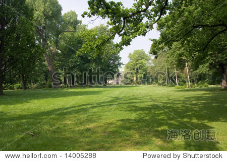 green park in the summer