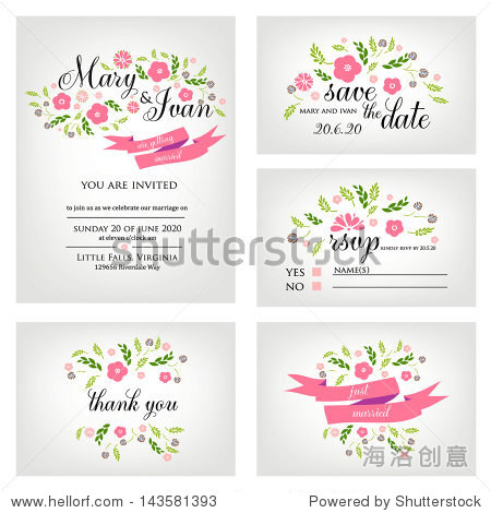 wedding invitation thank you card save the date cards.