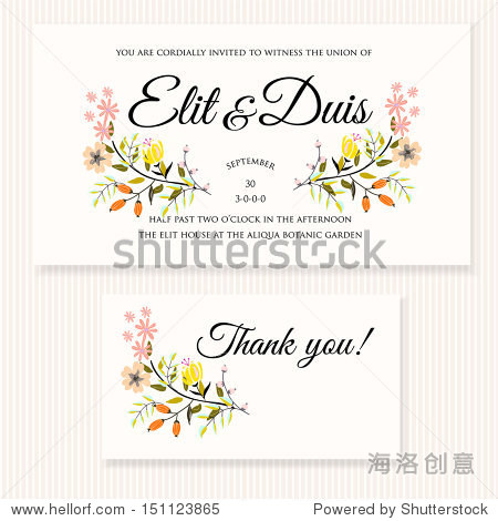 wedding invitation thank you card save the date cards.