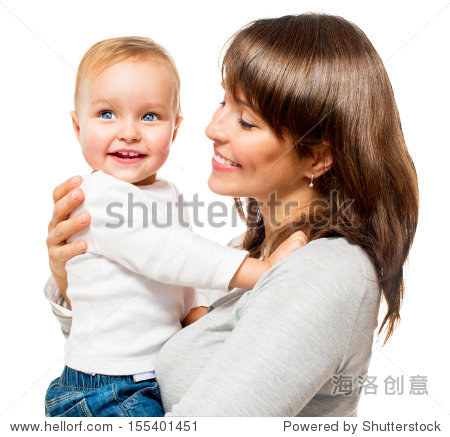 mom and her child having fun together.