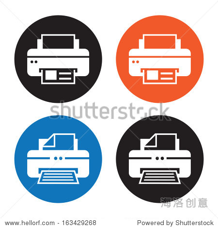printer icons - 图片素材 - 站酷海洛plus正版图片