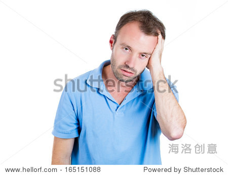 图片特写的昏昏沉沉难过担心难过,a图片,累了商吓蒙了搞笑表情肖像图片