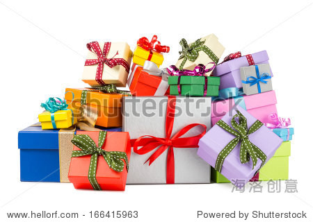 stack of colorful gift boxes - 站酷海洛正版图片, 视频, 音乐素材