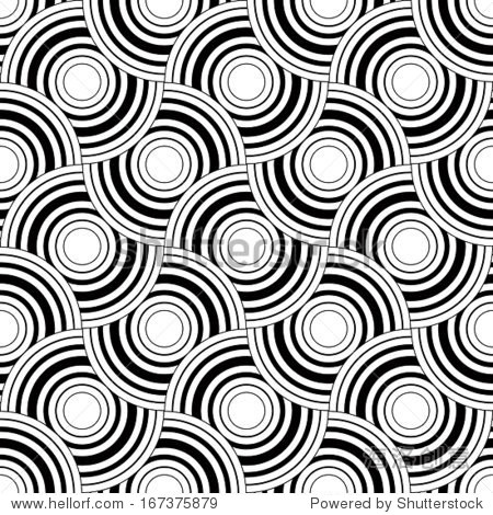 seamless geometric pattern simple vector black and white stripes