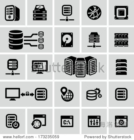 server icons - 图片素材 - 站酷海洛plus正版图片