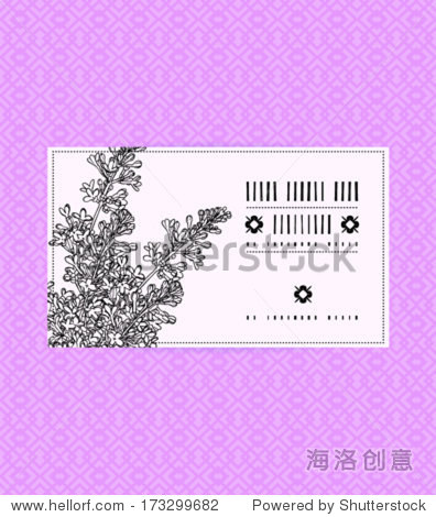 template for spa promotion flower shop gift card soap package