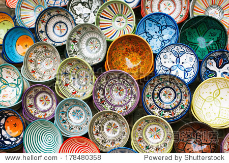 moroccan souk crafts souvenirs in medina essaouira morocco