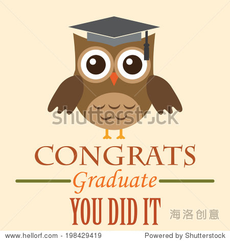 congrats graduate - you did it!
