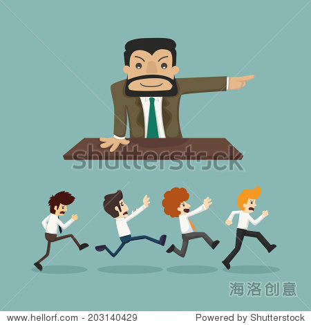 business man go to work eps10 vector format
