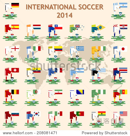 国家足球队的标志-符号\/标志,运动\/娱乐活动-站