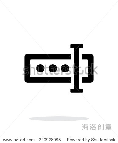 input password icon on white background. vector illustration.