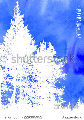 vector illustration for winter design.
