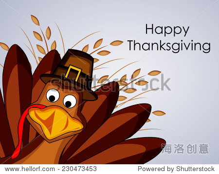 illustration of turkey for thanksgiving