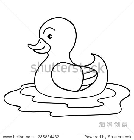 coloring book (duck)