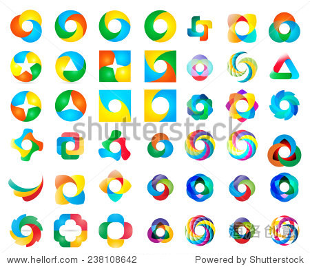 vector business circle logo design template .