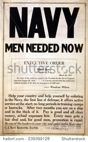 after wilsons april 1917 entry into wwi four million men were