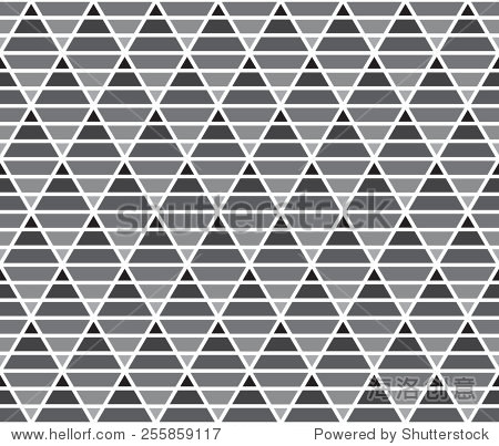black and gray color stripe geometric argyle seamless pattern