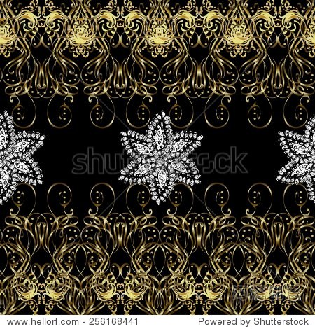 abstract beautiful background royal damask ornament vintage rich