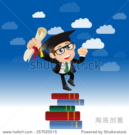 people set - education - graduate student.