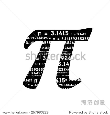 π象征与符号内的求和公式π= 3.1415庆祝的π