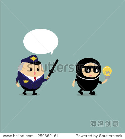 警察抓小偷图片