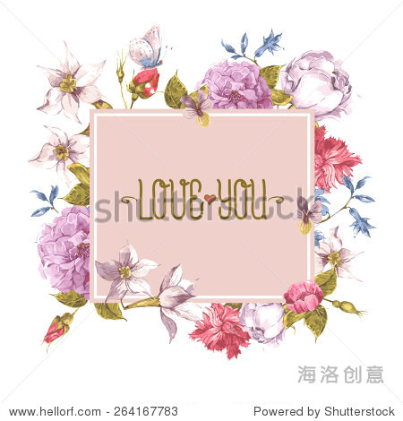 love you with place for your text.