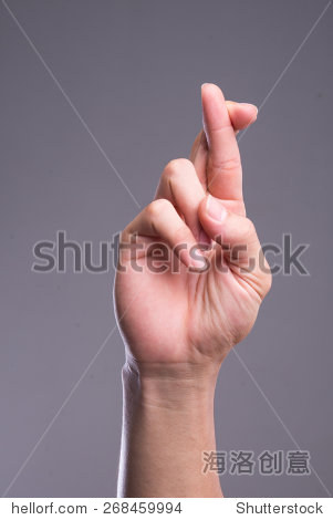 祈祷手势好运象征人类的手-符号\/标志-海洛创意
