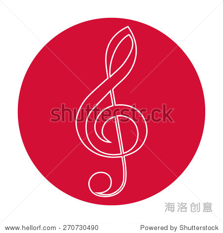 高音谱号图标.