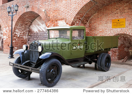 俄罗斯下诺夫哥罗德5月4日:GAZ-AA军用卡车