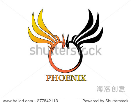 phoenix logo vector sign