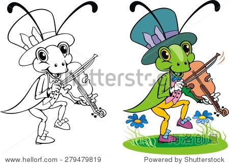 crickets music cartoon