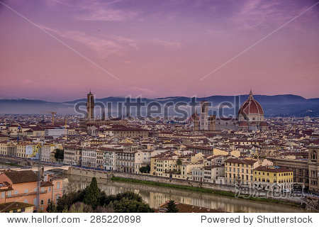 佛罗伦萨日出时 - 建筑物\/地标,其它 - 站酷海洛