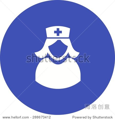 护士,女孩,女人,女医生图标矢量图.还可以用于医疗和医疗.