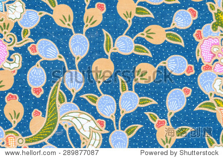 beautiful batik patterns that become traditional
