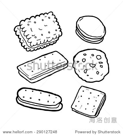 set of biscuit doodles - 图片素材 - 站酷海洛plus