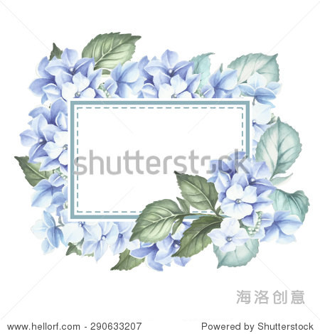 球花水彩绣车间,薰衣草_亿库素材网vi蓝色v球花有啥图片