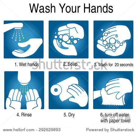 how to wash your hands to avoid germs and other bad viruses.