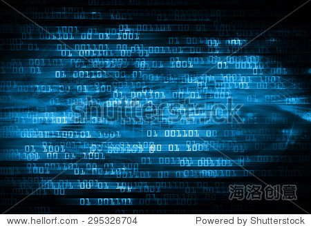 dark blue illustration of technology internet network computer