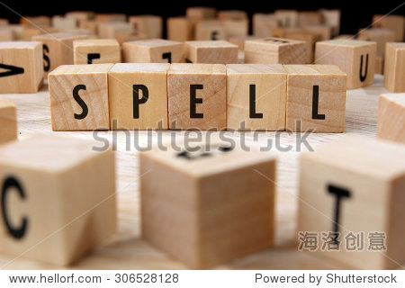 拼写单词写在木板上-背景\/素材,物体-海洛创意