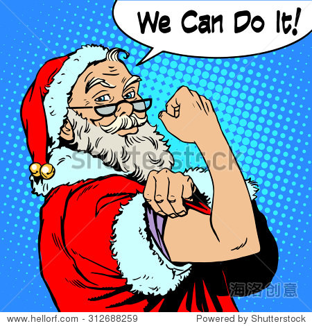claus we can do it the power of protest christmas new year