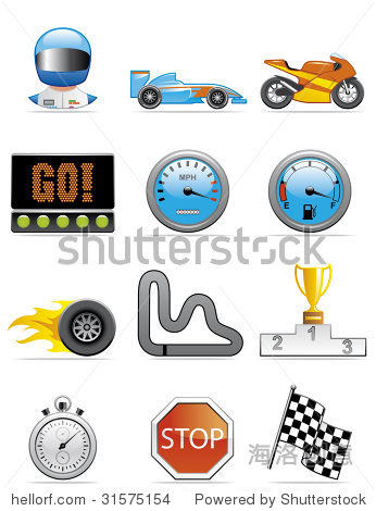 motor racing icons - 图片素材 - 站酷海洛plus正版
