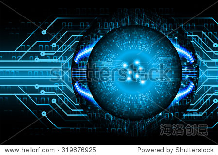 dark blue color light abstract technology background for