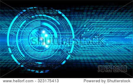 dark blue light abstract technology background for computer