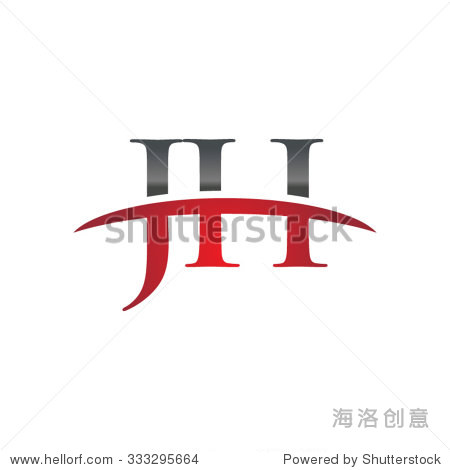 jh initial company red swoosh logo