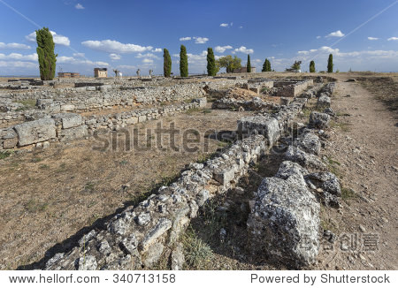 罗马废墟殖民地Clunia Sulpicia,西班牙-建筑物